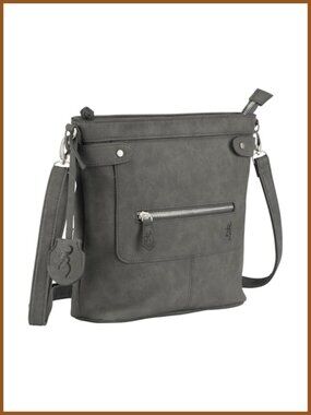 Women's PU Leather Crossbody Concealed Carry Purse Locking Holster Satchel